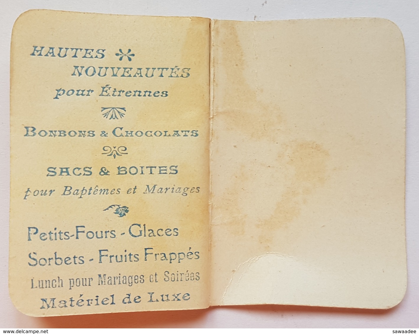 PETIT ALMANACH POUR 1918 - FRANCE - FEMME AU PARAPLUIE ET CHIEN (SIGNATURE) - SAISONS, FÊTES, TARIFS POSTAUX - LIMOGES - Petit Format : 1901-20