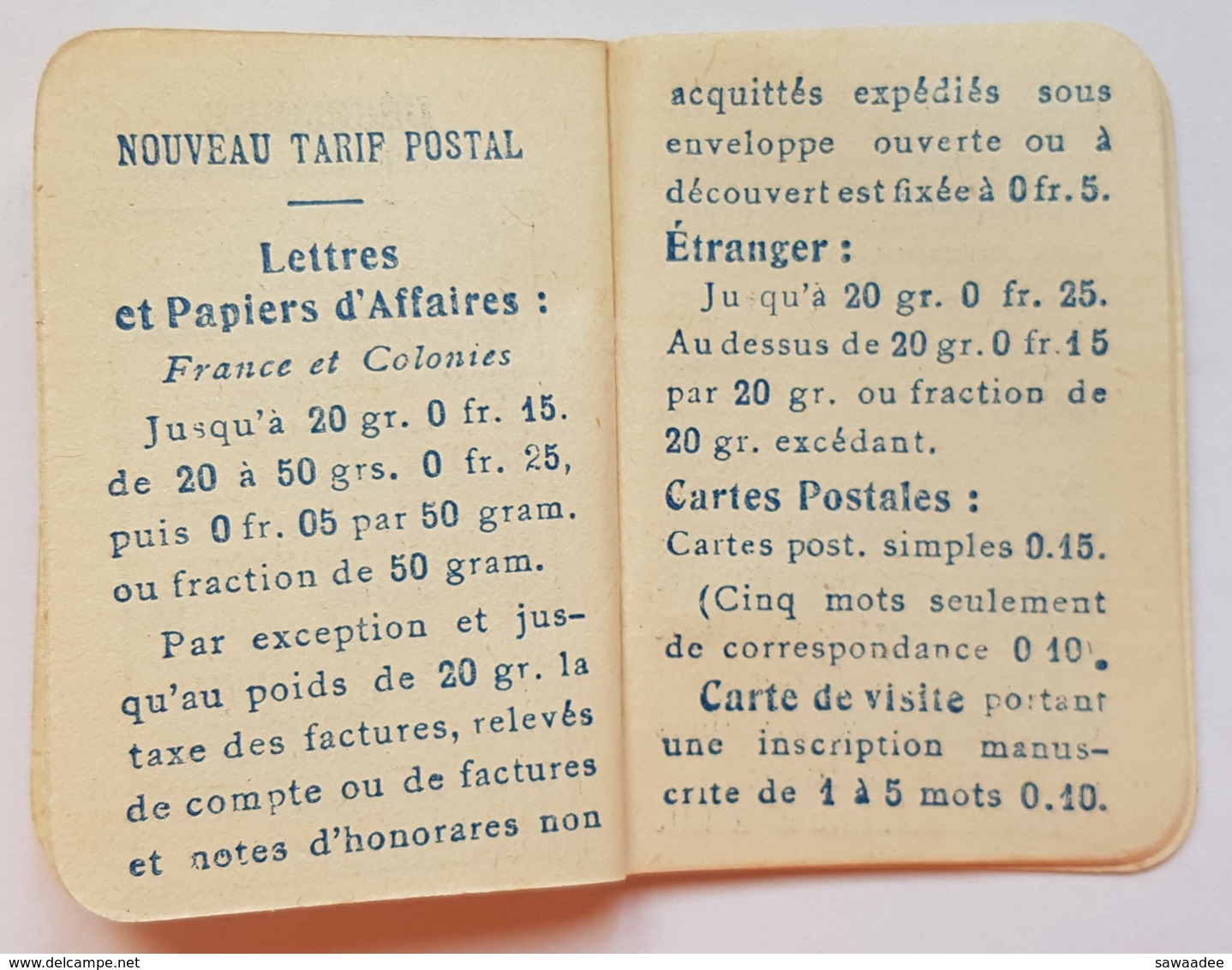 PETIT ALMANACH POUR 1918 - FRANCE - FEMME AU PARAPLUIE ET CHIEN (SIGNATURE) - SAISONS, FÊTES, TARIFS POSTAUX - LIMOGES - Petit Format : 1901-20