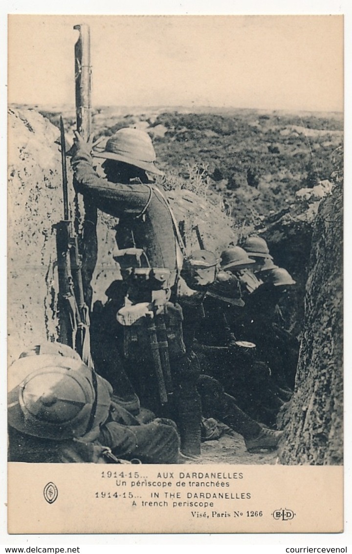 CPA - Aux Dardanelles 1914-1915 - Un Périscope De Tranchées - Guerra 1914-18