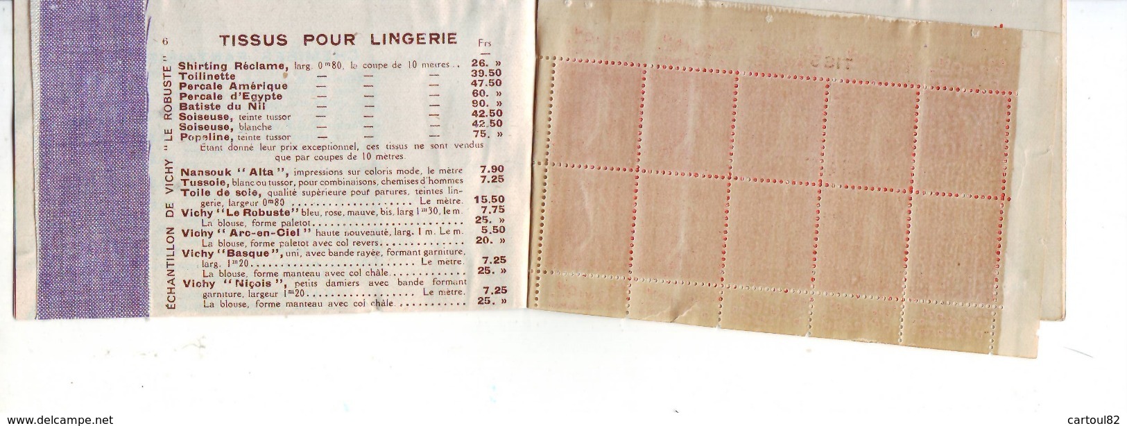 2 RF  Superbe Carnet Pub Avec 50 C Semeuse Lignée ** ,toile D'avion - Autres & Non Classés