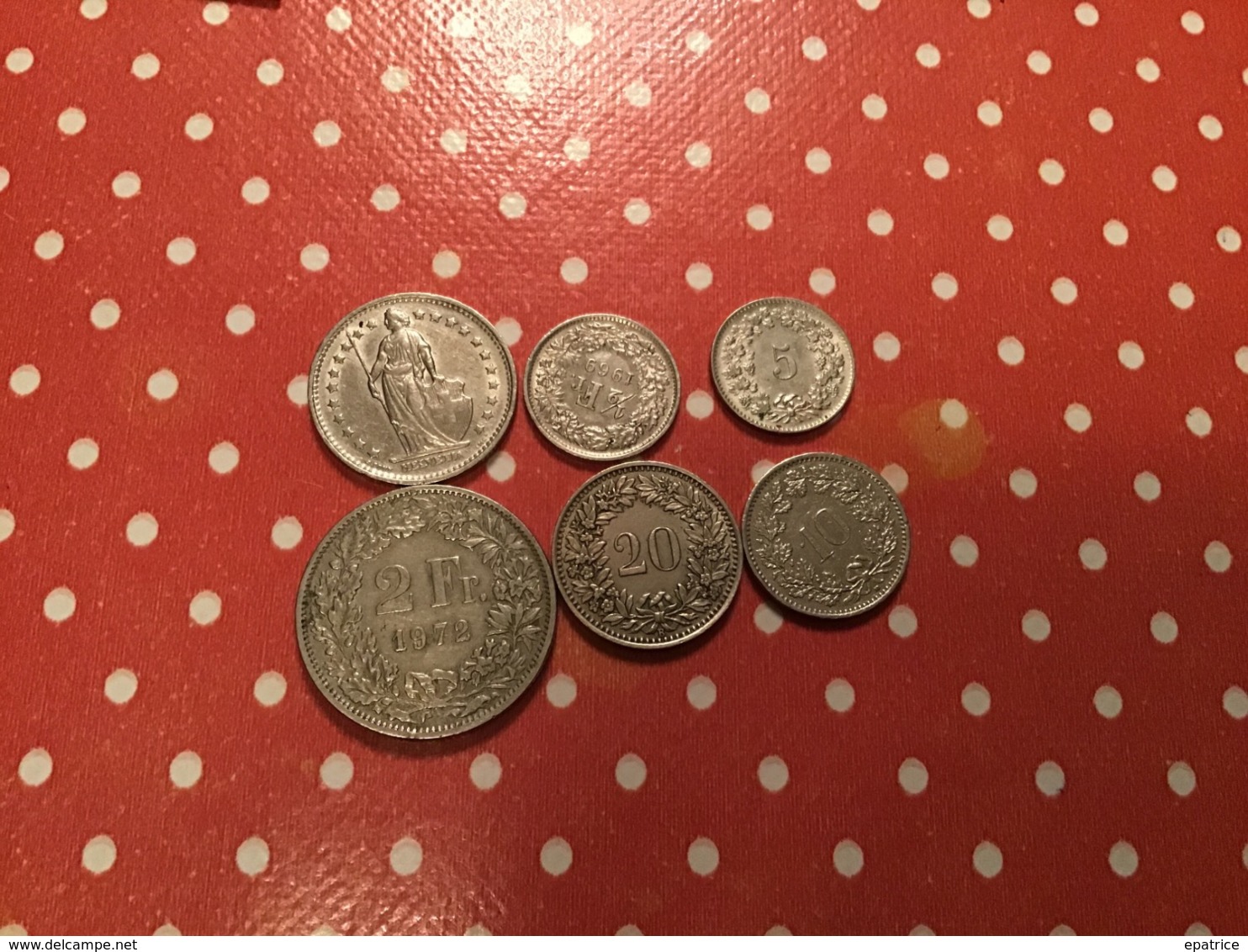 Lot De 6 Pièces Suisse Voir Le SCAN - Kiloware - Münzen