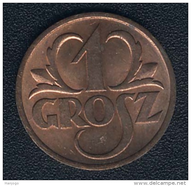 Polen, 1 Grosz 1938 UNC - Polen