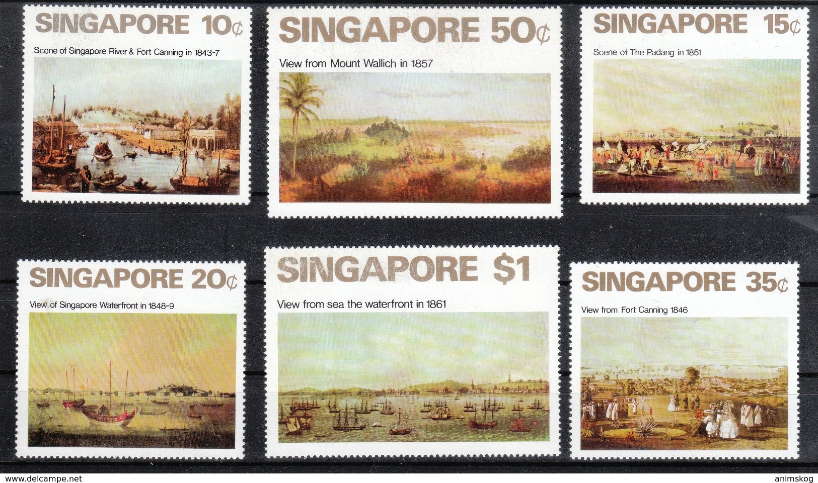 Singapur 1971**, Gemälde Von Singapur, Sukkulente / Singapore 1971, MNH, Paintings Of Singapore, Succulent - Sukkulenten
