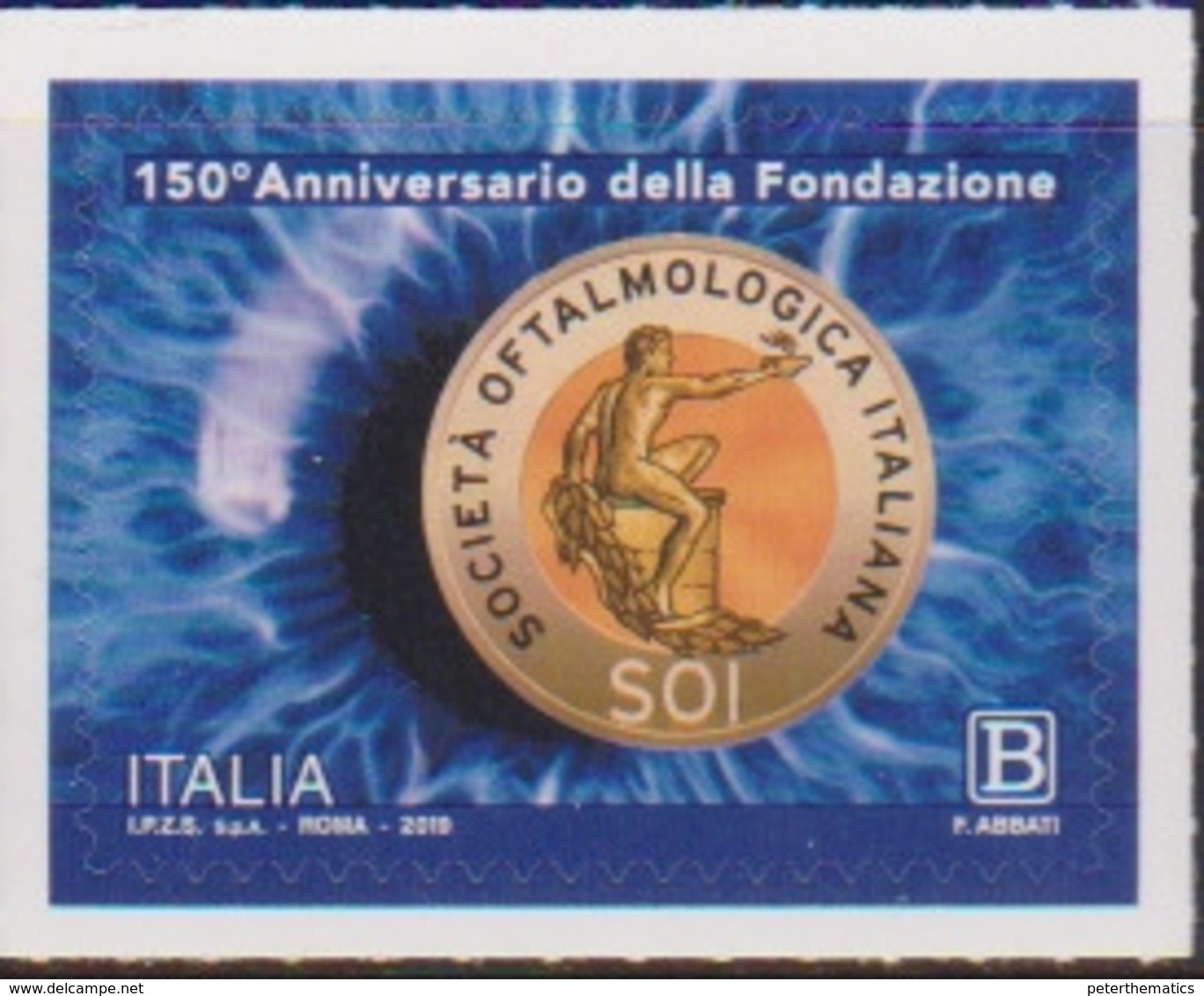 ITALY, 2019, MNH, HEALTH, ITALIAN OPHTHALMOLOGY ASSOCIATION,  1v - Other & Unclassified