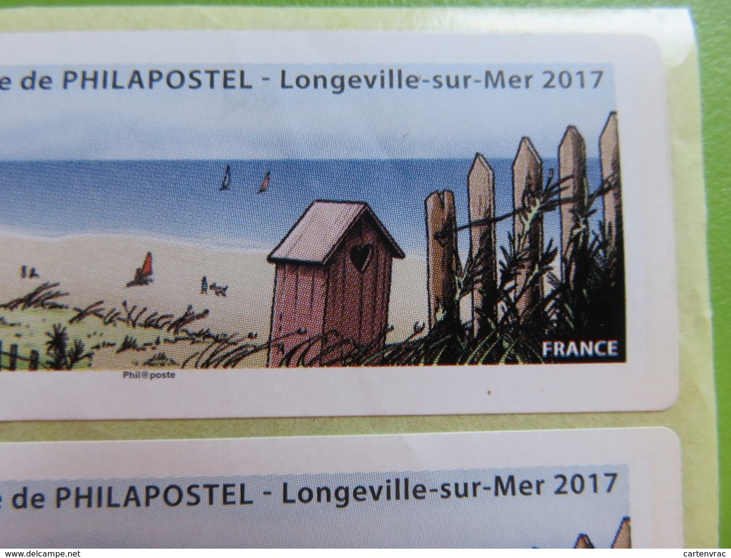 Vignette LISA Vierge - 65ème Assemblée Générale De PHILAPOSTEL - Longeville-Sur-Mer 2017 - Moulin à Vent - 2010-... Vignettes Illustrées