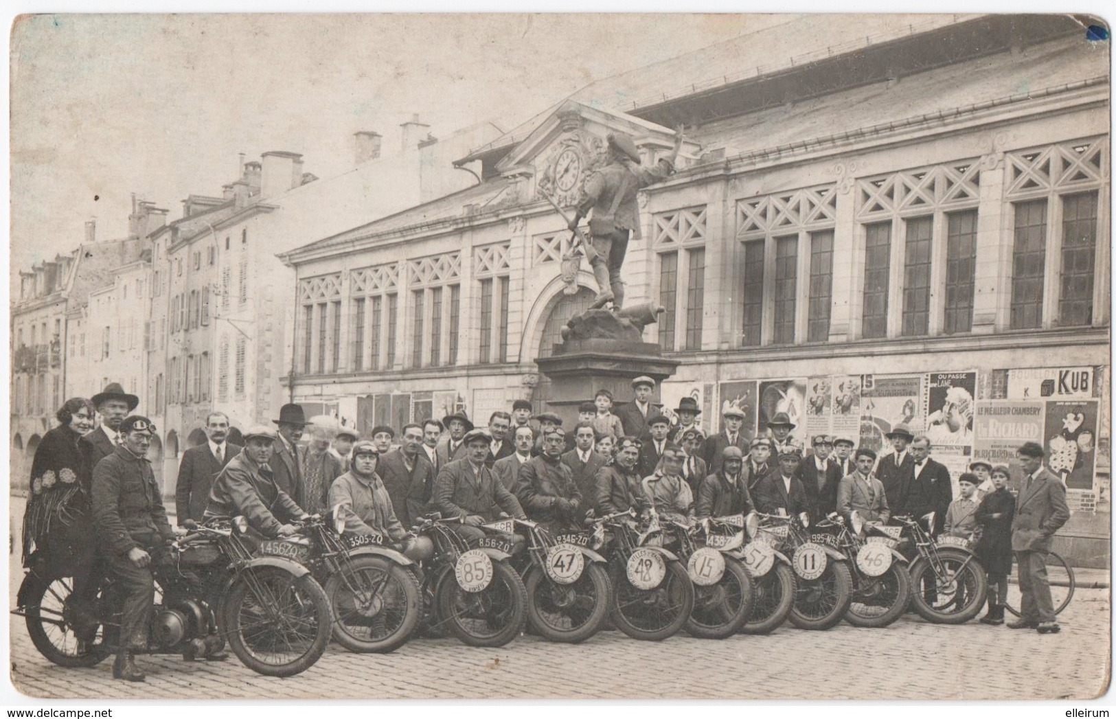 REMIREMONT (88) PHOTO. MOTO-CLUB ROMARIMONTAIN. CIRCUIT Des VILLES D'EAUX De L'EST.PHOTO MENIGOZ. 1929. - Sports