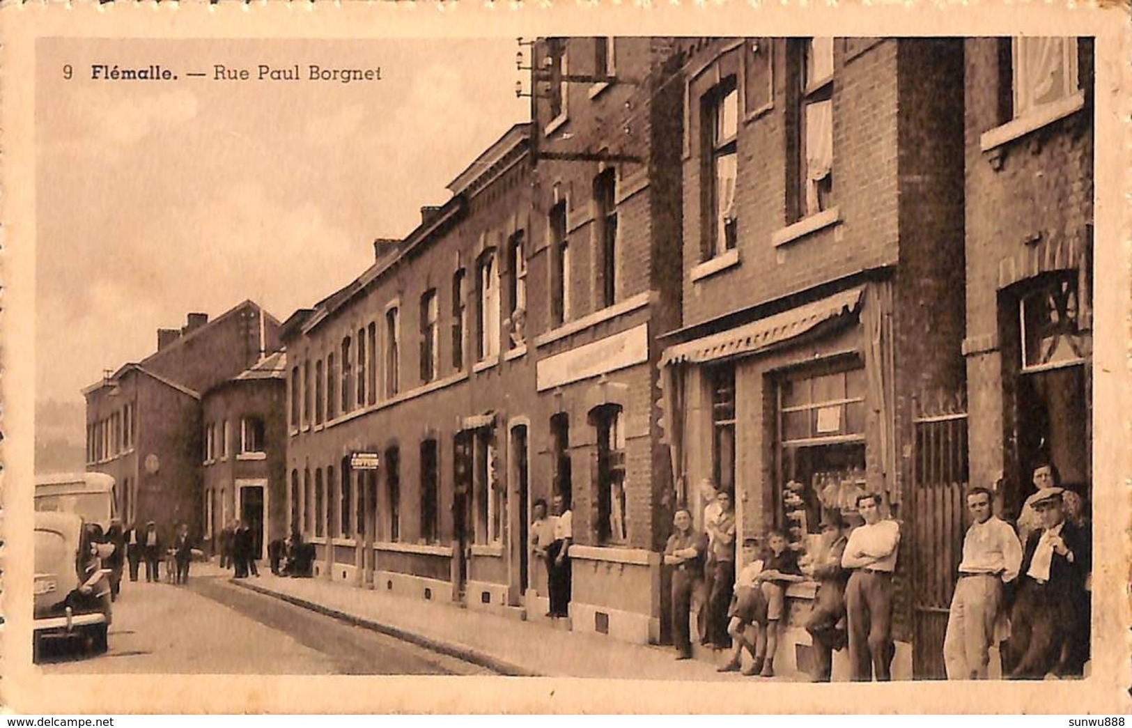 Flémalle - Rue Paul Borgnet (animée) - Flémalle