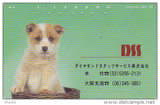 Télécarte Japon / 110-194 - Zodiaque Chinois Chien SHIBA / 105 U - DOG Japan Chinese Horoscope Phonecard - HUND  MD 1828 - Chiens