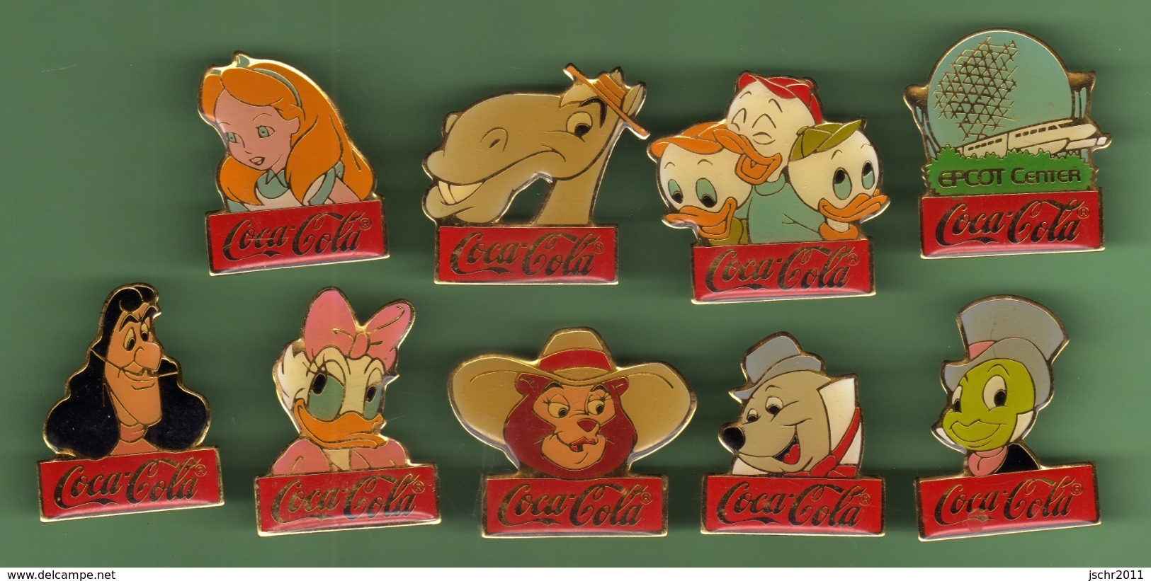 COCA COLA *** DISNEY *** Lot De 9 Pin's Differents *** 1049 (21) - Coca-Cola