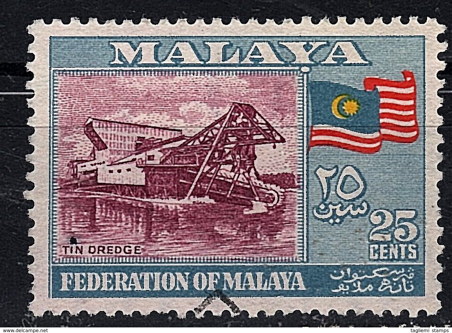 Malaysia - Federation Of Malaysia, 1957, SG   3, Used - Federation Of Malaya