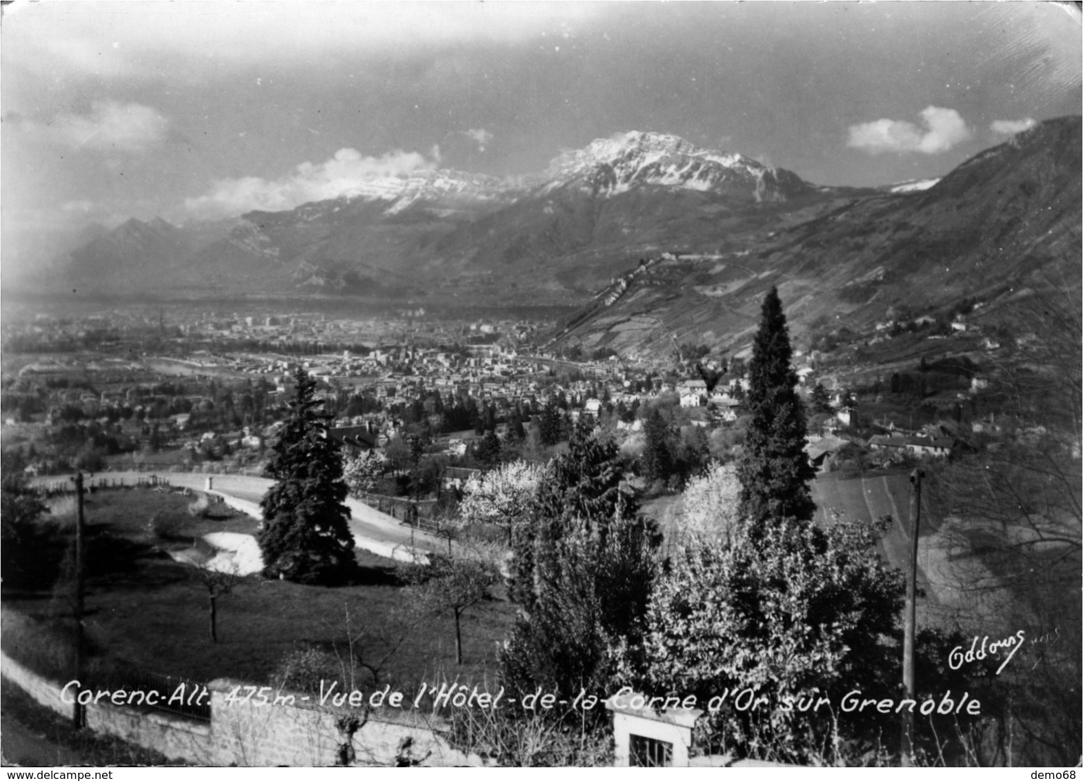 Corenc Alt 475m Vue De L'Hôtel De La Corne D'Or Photo Oddoux - Otros & Sin Clasificación