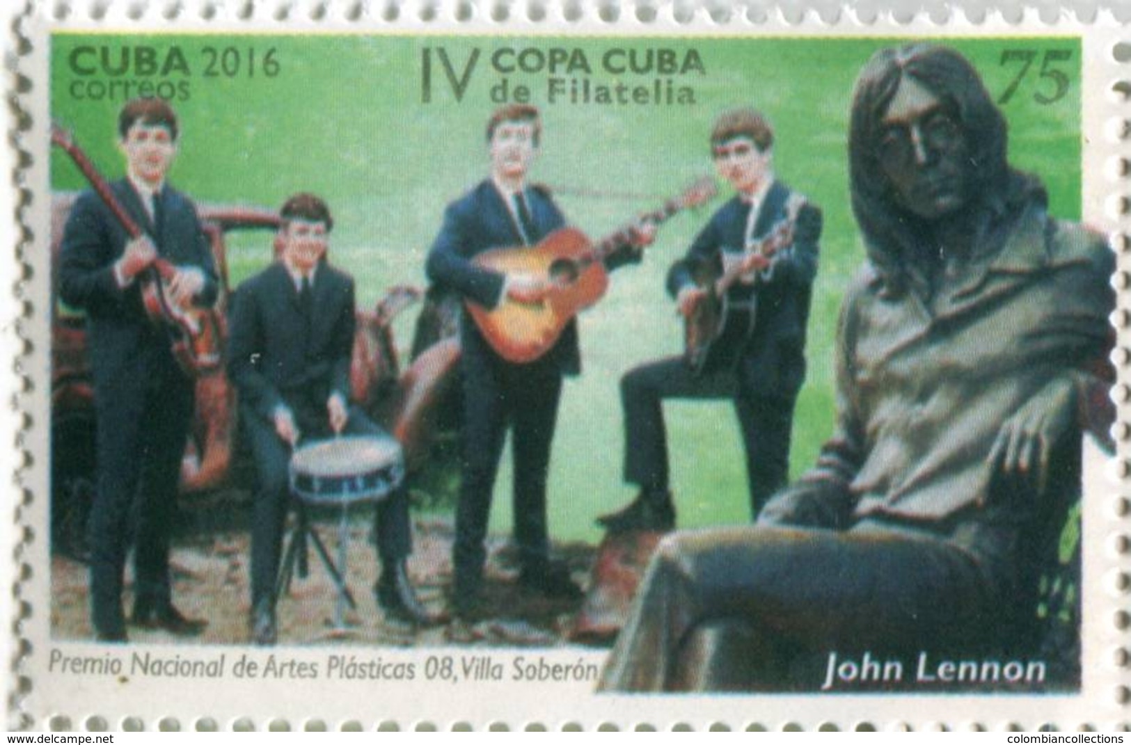 Lote CU2016-7, Cuba, 2016, Sello, Stamp, Premio Nacional De Artes Plasticas, 6 V, Celebrity, Lennon, Gabo, Gades - Otros & Sin Clasificación