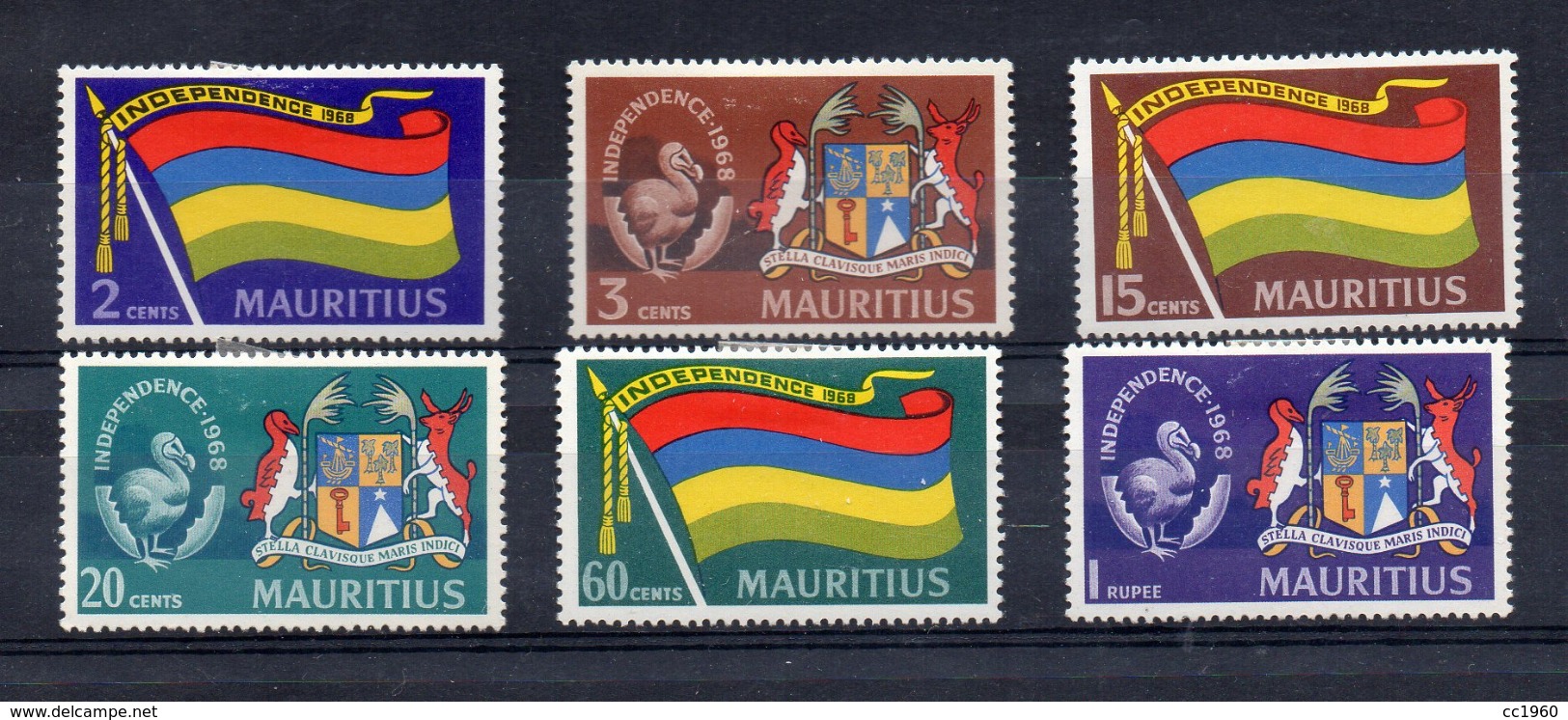 MAURITIUS - 1969 - Indipendenza - 6 Valori - Nuovi - Linguellati - (FDC16893) - Maurice (1968-...)