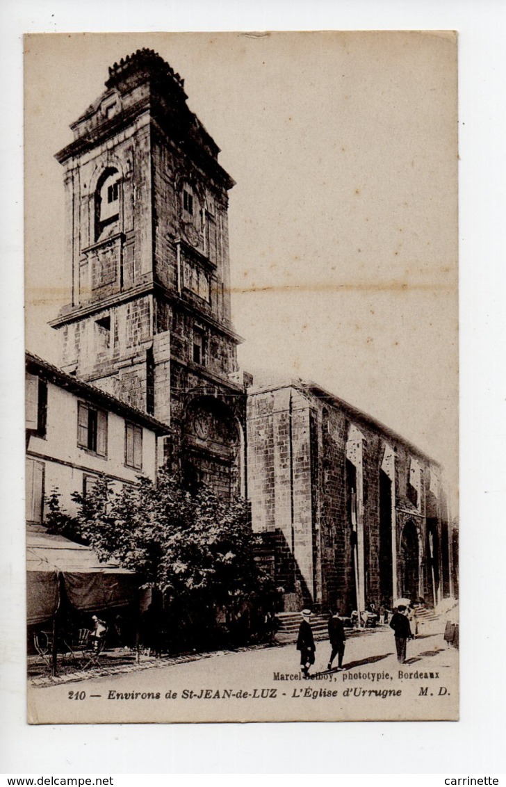 Environs De SAINT JEAN DE LUZ - 64 - Pays Basque - L'Eglise D'Urrugne - Urrugne