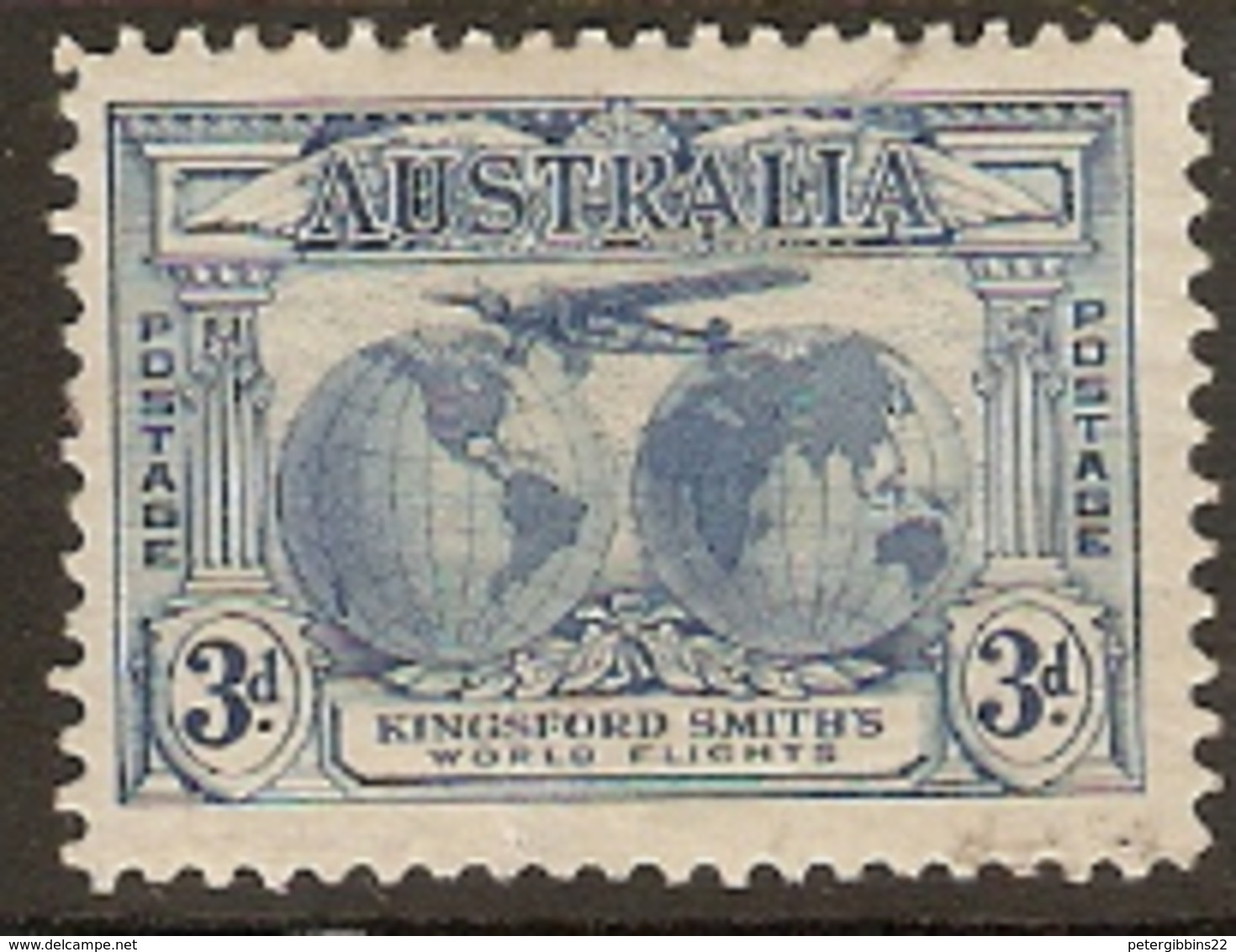 Australia  1931  SG  122  Kingsford Smiths Flight   Mounted Mint - Ungebraucht