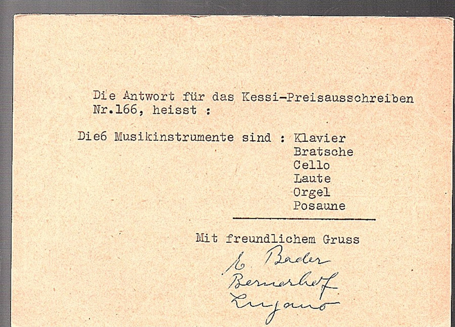 DIESSENHOFEN Lugano > Hamburg (657) - Stamped Stationery