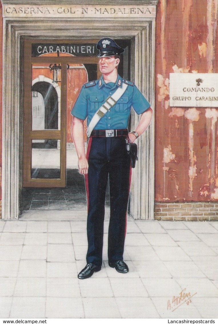 Postcard Carabinier Summer Uniform Present Day [ Police / Carabiniere / Gendarmerie Interest ] My Ref  B23710 - Police - Gendarmerie