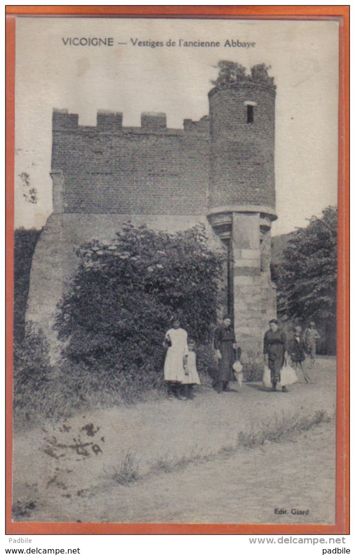 Carte Postale 59. Vicoigne Vestige De L'ancienne Abbaye   Trés Beau Plan - Autres & Non Classés