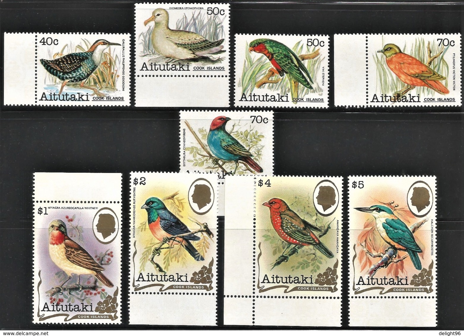 1981-82 Aitutaki Birds Set (** / MNH / UMM) - Sonstige & Ohne Zuordnung