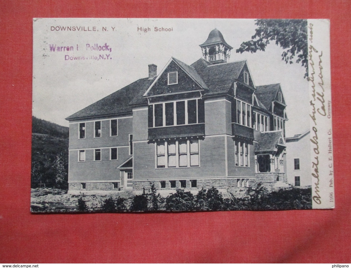 High School  Downsville    New York .  Ref 3619 - Other & Unclassified