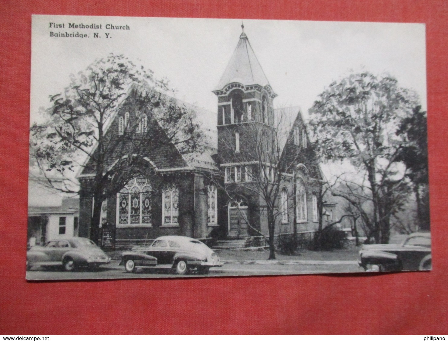 First Methodist Church  Bainbridge     New York .  Ref 3619 - Other & Unclassified