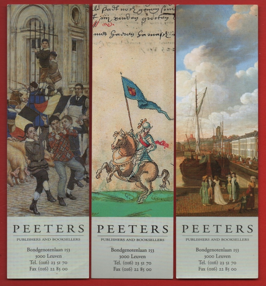 *234*  PEETERS Ed. : MOYEN AGE * ART * -  SERIE 3 MARQUE PAGE - Marque-Pages