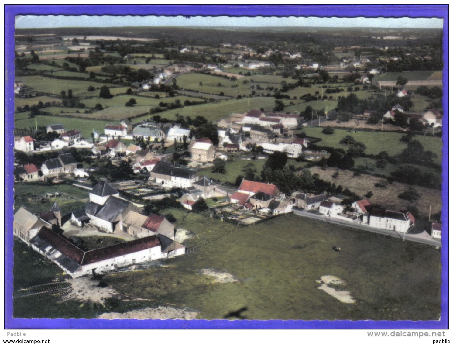 Carte Postale 59. Monceau-St-Waast   Vue D'avion   Très Beau Plan - Autres & Non Classés