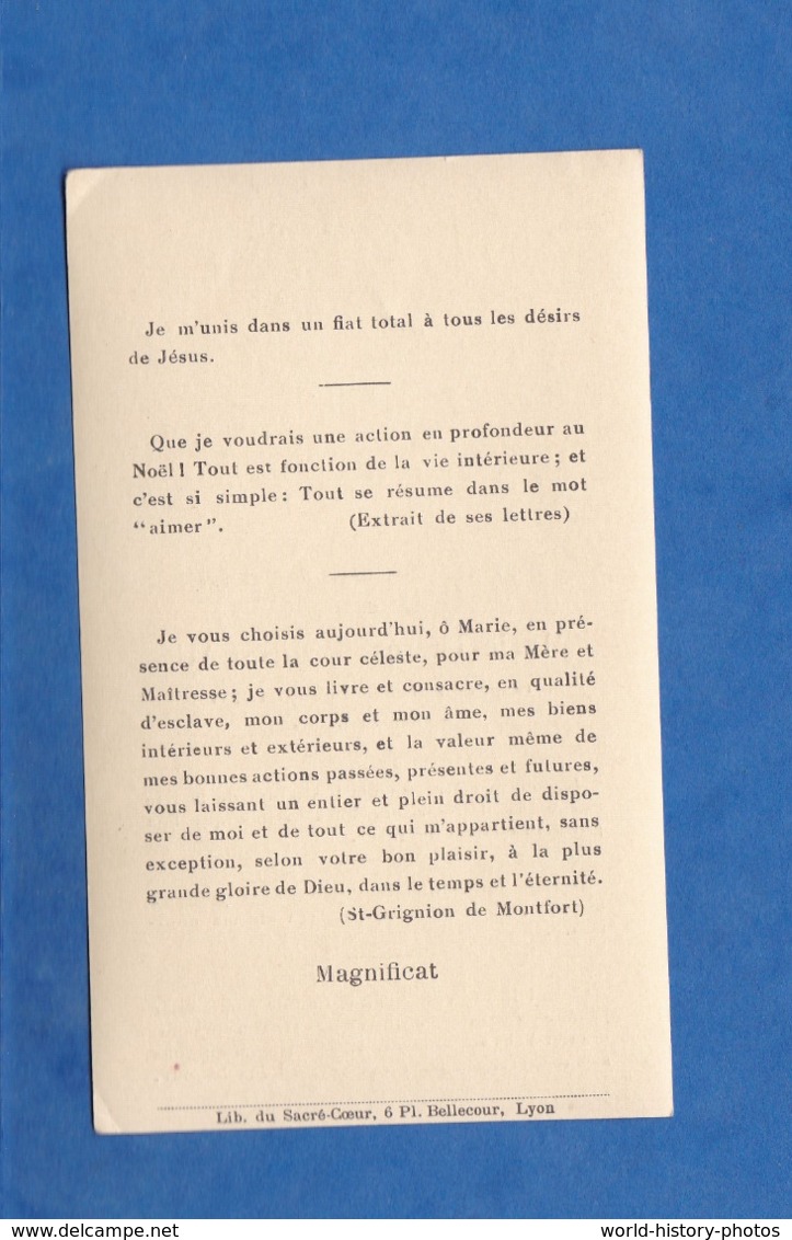 Faire Part De Décés Avec Photo - Marie Thérèse ROUSSEAU Décédée Le 25 Juillet 1954 - Lyon Ou Environs - Décès