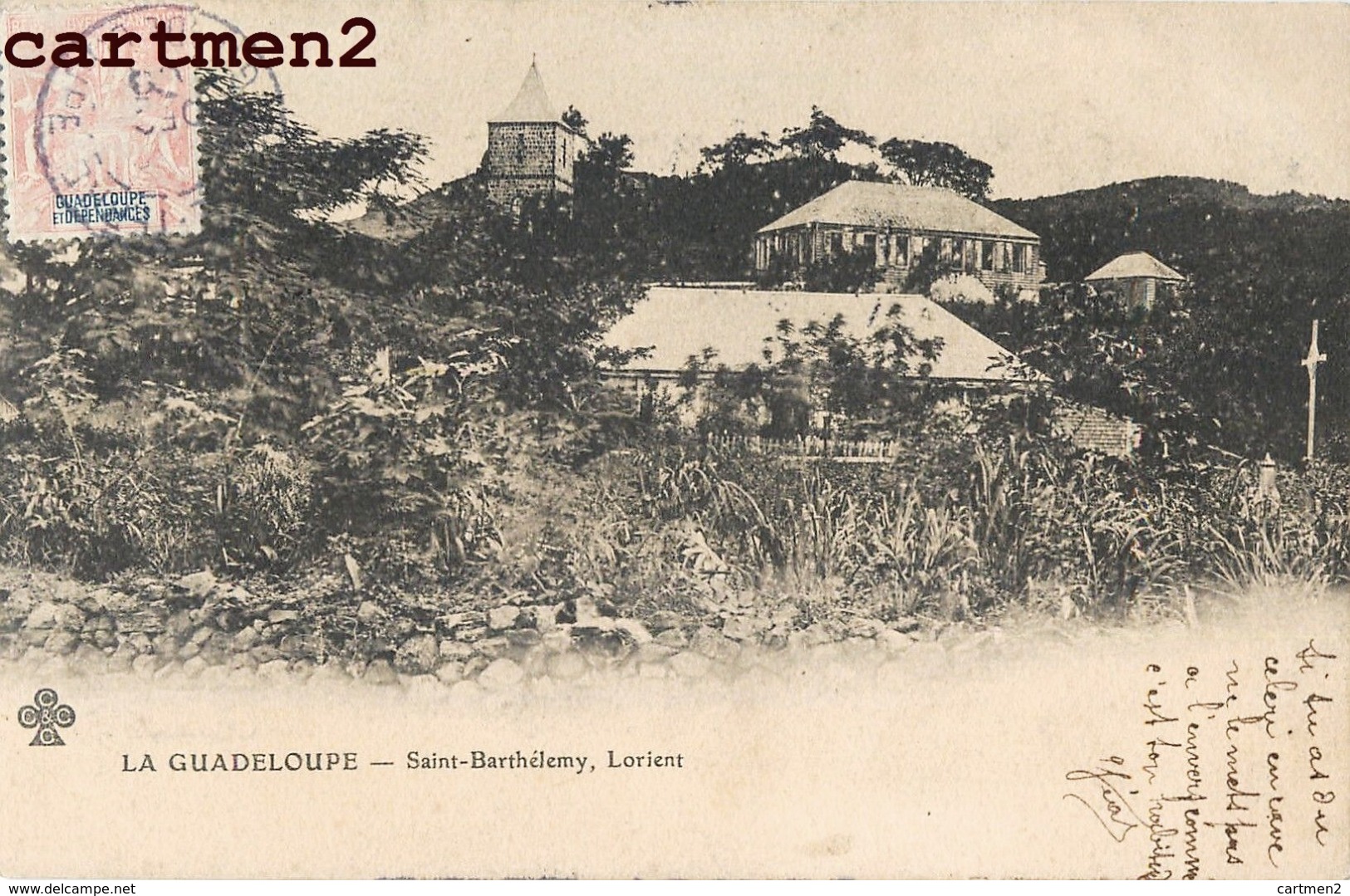 GUADELOUPE SAINT-BARTHELEMY LORIENT 1900 - Saint Barthelemy