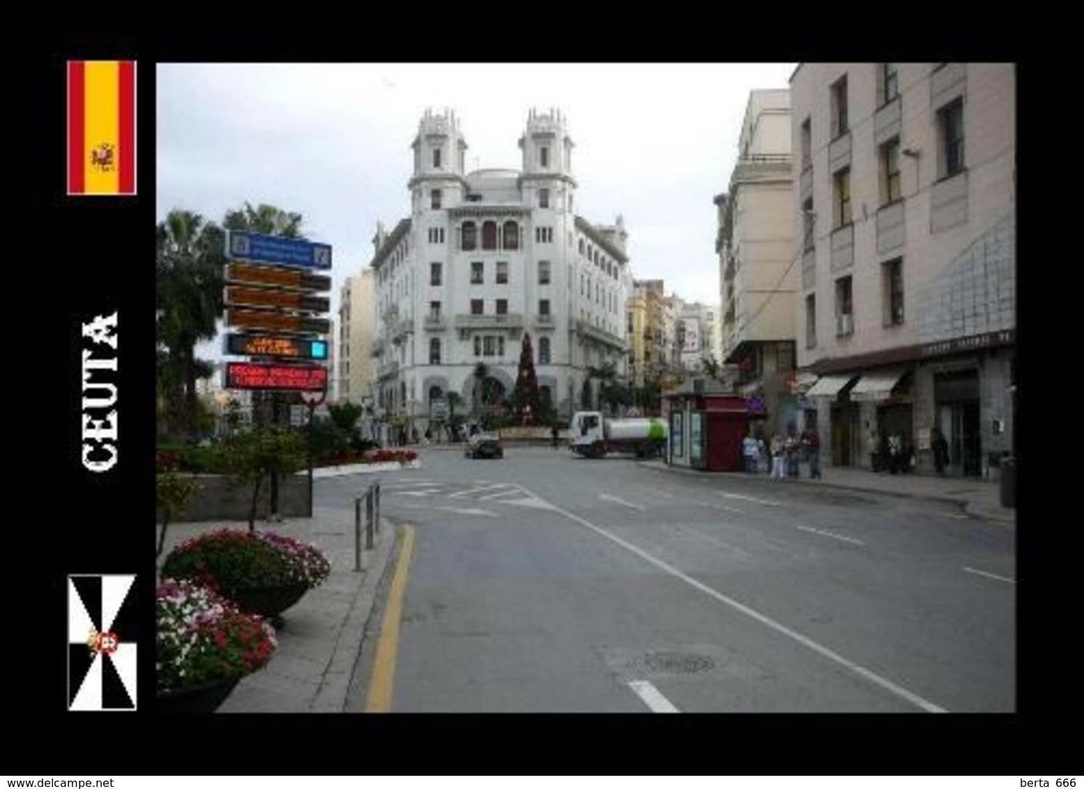 Ceuta City Street View North Africa New Postcard - Ceuta