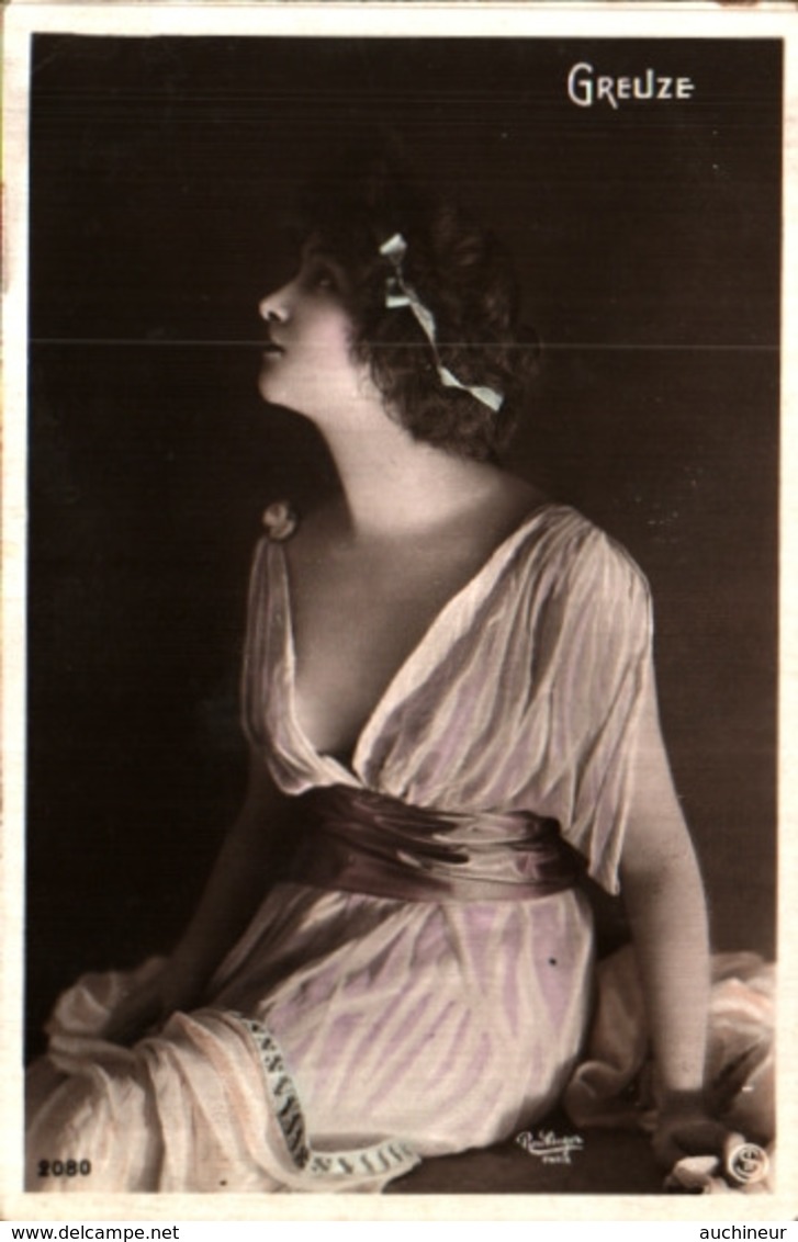 Artiste Femme 1900 - Greuze, Reutlinger 2080 - Cabaret