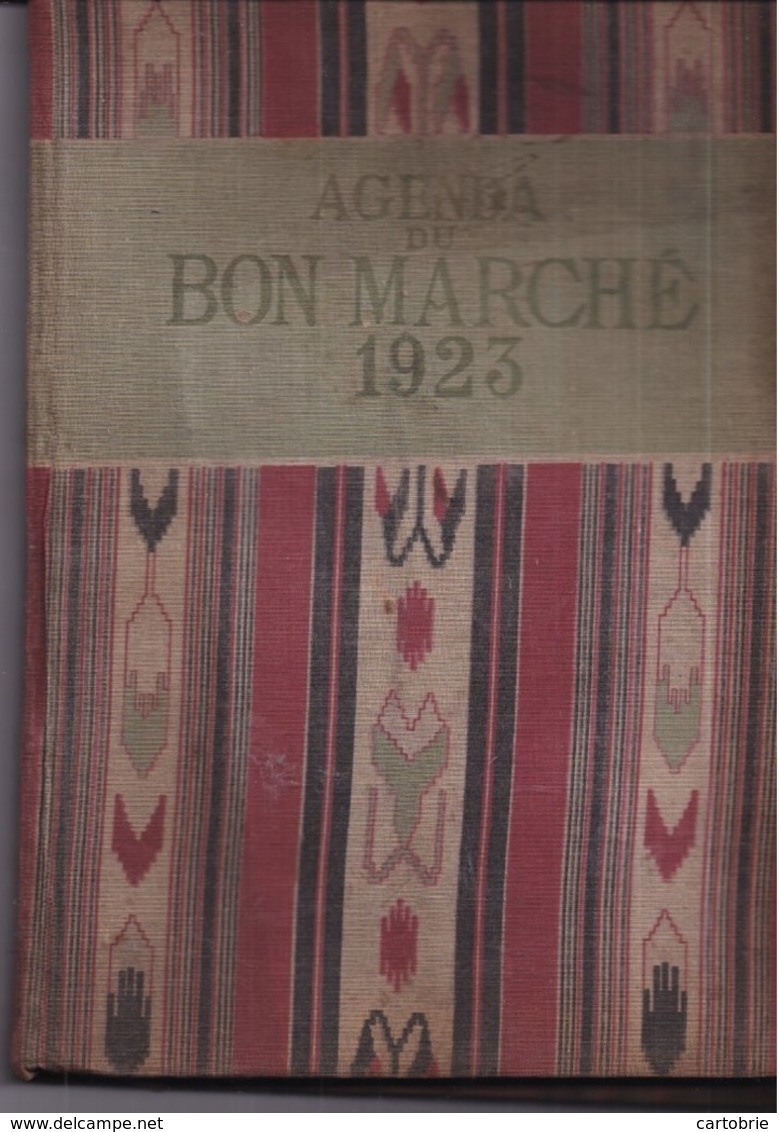 Agenda Du BON MARCHÉ 1923 - 248 Pages - 19 X 28 Cm - état Moyen - Autres & Non Classés