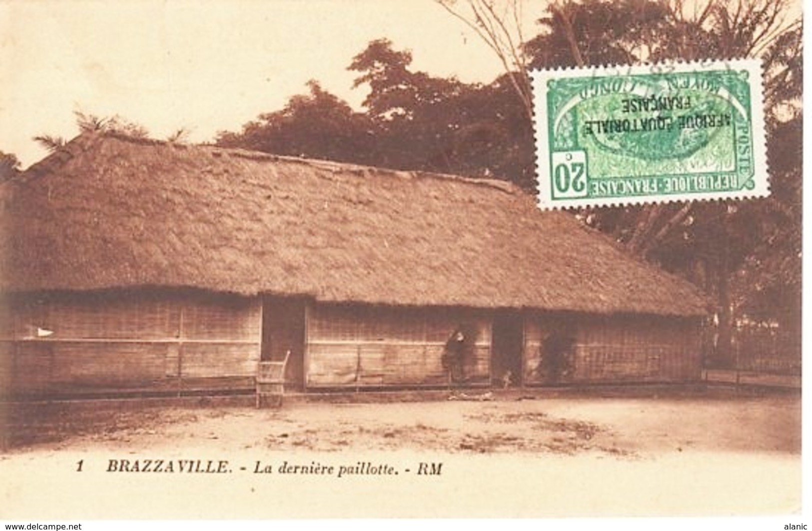 Congo Français (1891-1960) Brazzaville > N°103  Oblitérés)  SUR CARTE La Dernière Palliotte  CIRCULEE  1926 - Briefe U. Dokumente