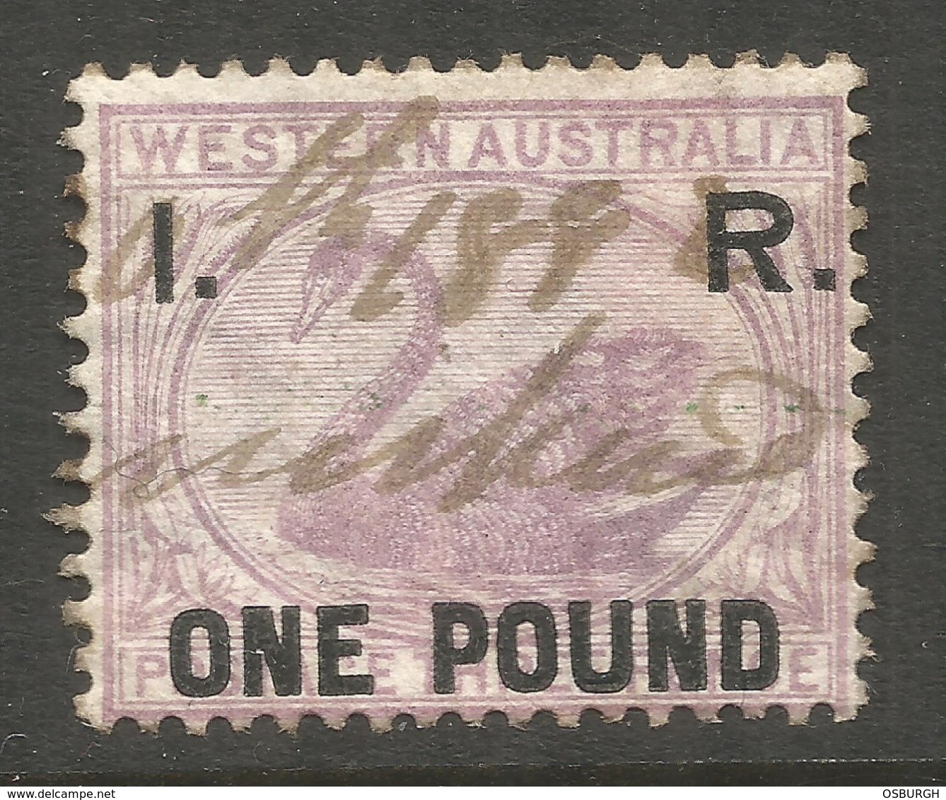 WESTERN AUSTRALIA. INLAND REVENUE £1. - Used Stamps