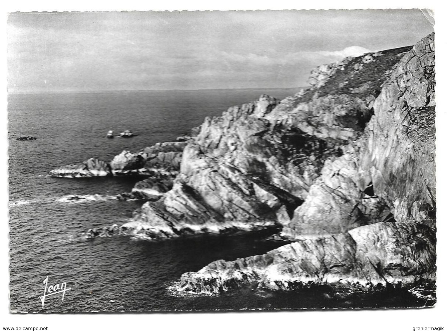 Cpsm 29 La Bretagne (Finistère) Pointe De Brezellec (Côté Ouest) - Cléden-Cap-Sizun - Editions Jean - Cléden-Cap-Sizun