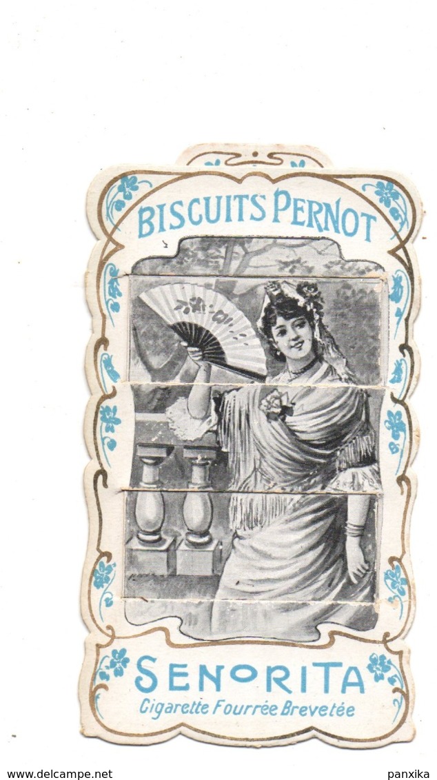 Biscuits Pernot. Chromo A Systeme Et A Tirette. Senorita. - Pernot