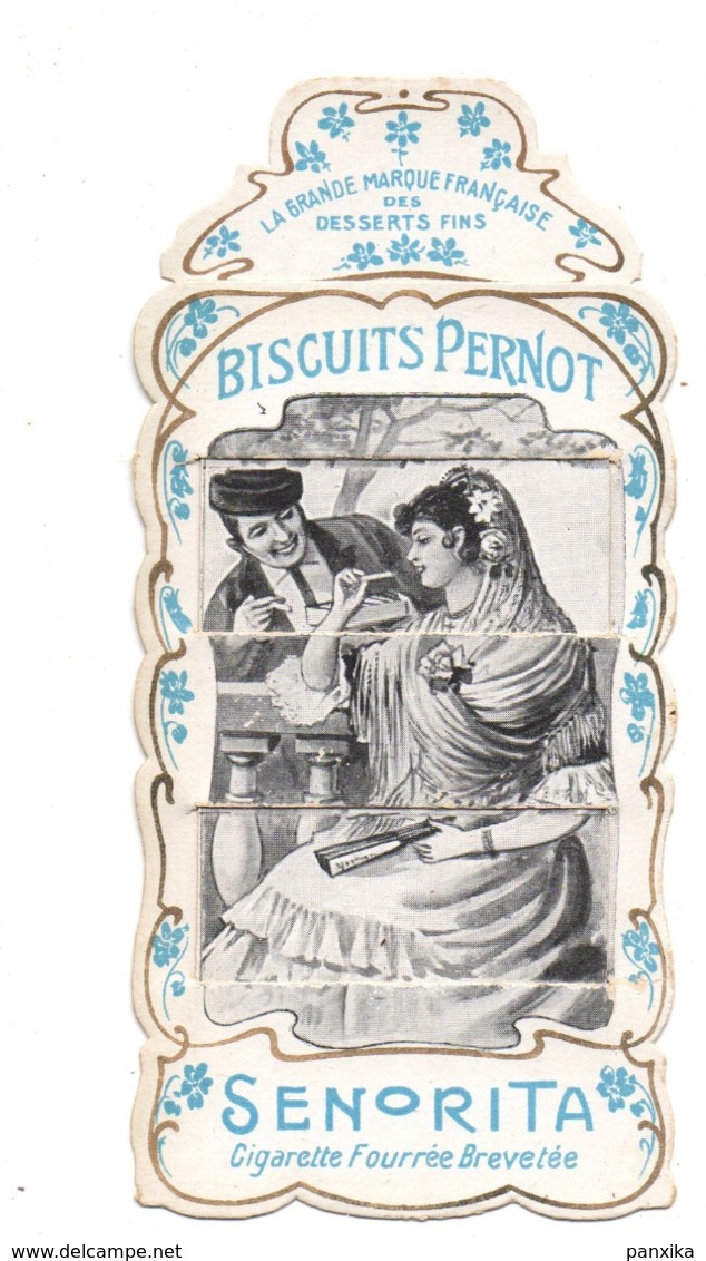 Biscuits Pernot. Chromo A Systeme Et A Tirette. Senorita. - Pernot