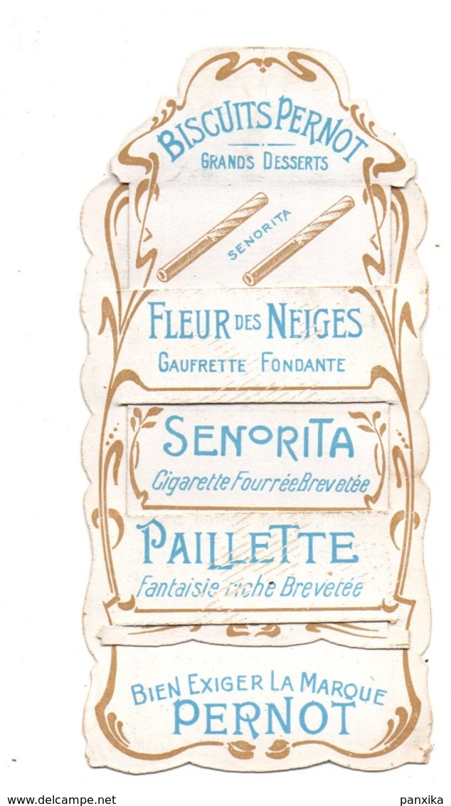 Biscuits Pernot. Chromo A Systeme Et A Tirette. Senorita. - Pernot