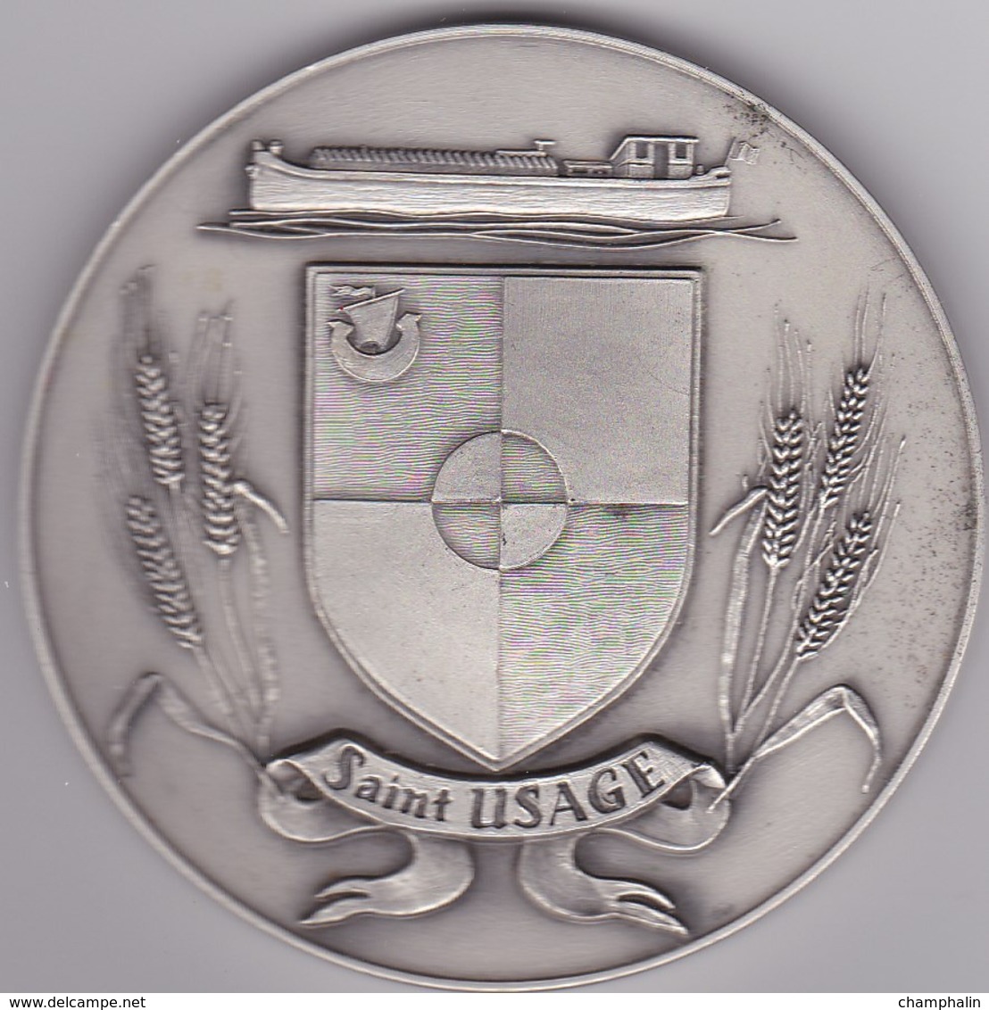 Médaille De Table FIA - Commune De Saint-Usage (21) - Bronze - Autres & Non Classés
