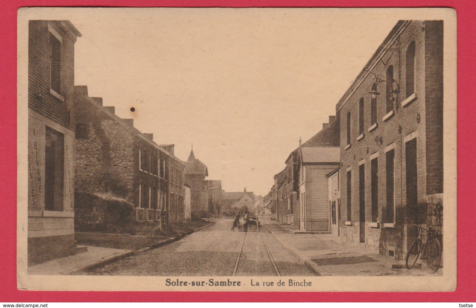 Solre-sur-Sambre - La Rue De Binche ( Voir Verso ) - Erquelinnes