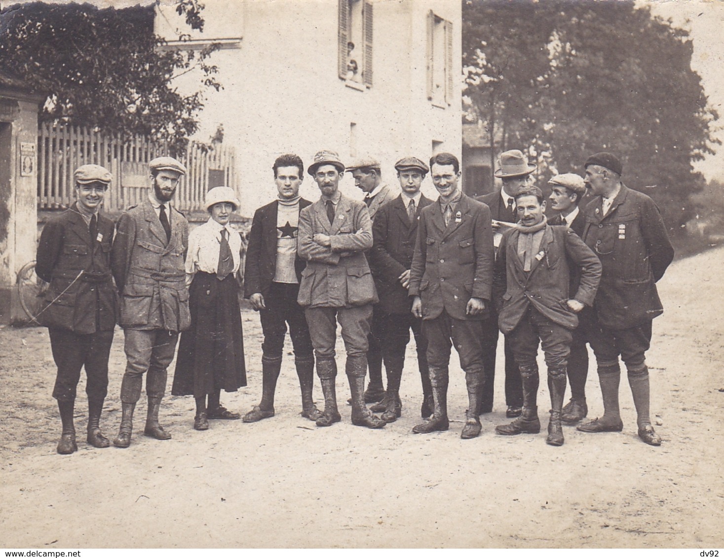 YVELINES CHANTELOUP FETE DE L ACP SEPTEMBRE 1917 DEVANT L HERMITAGE - Luoghi