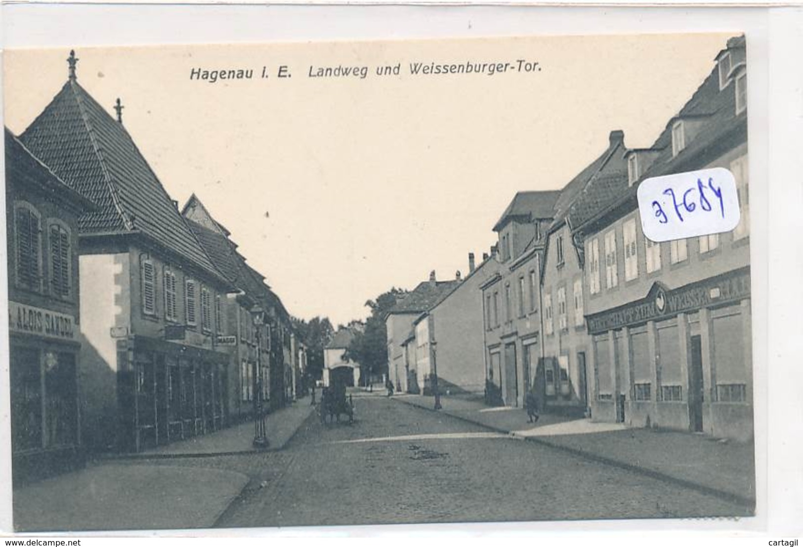 CPA- -37684-67Haguenau -Landweg Und Weissenburger Tor - Sans Frais Acheteur - Haguenau