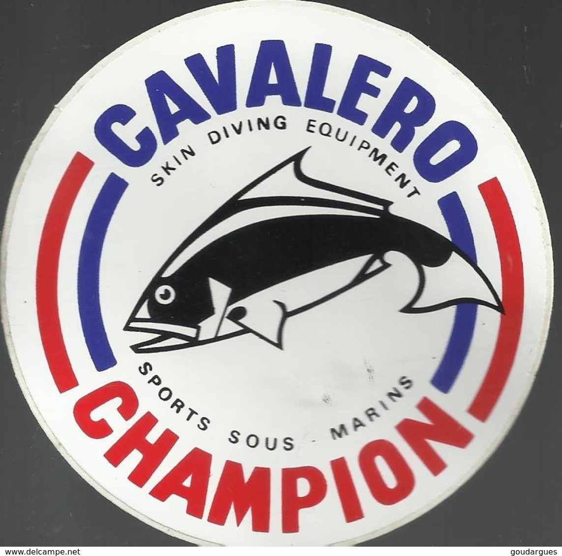 Autocollant - Cavalero Champion - Ski Diving Equipment - Sports Sous-marins - Autocollants