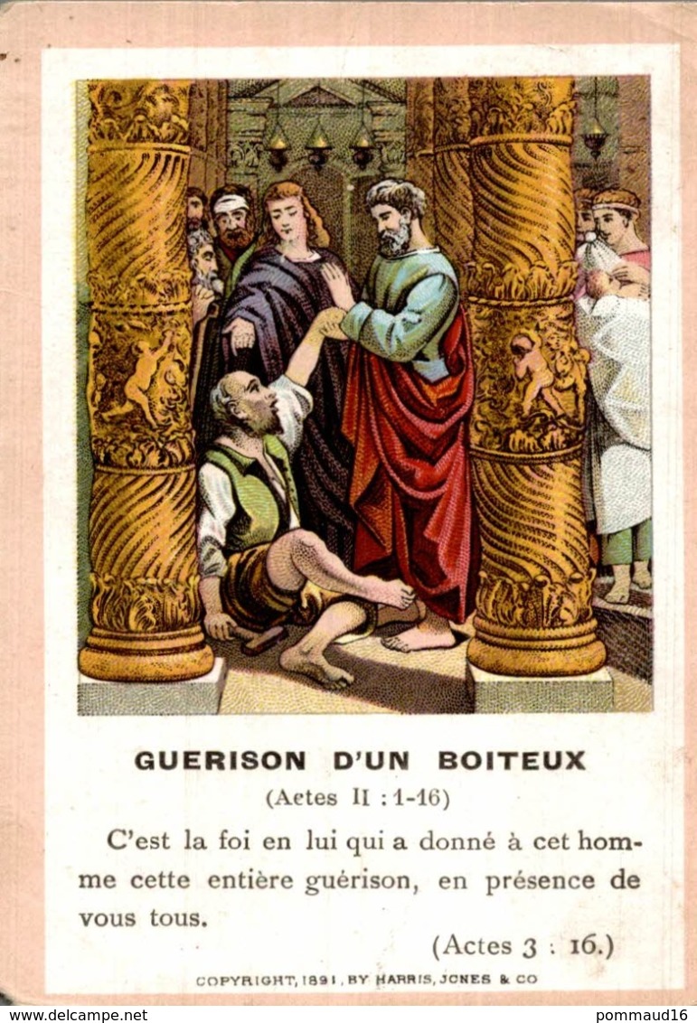 Image Pieuse : Guérison D'un Boiteux - Images Religieuses