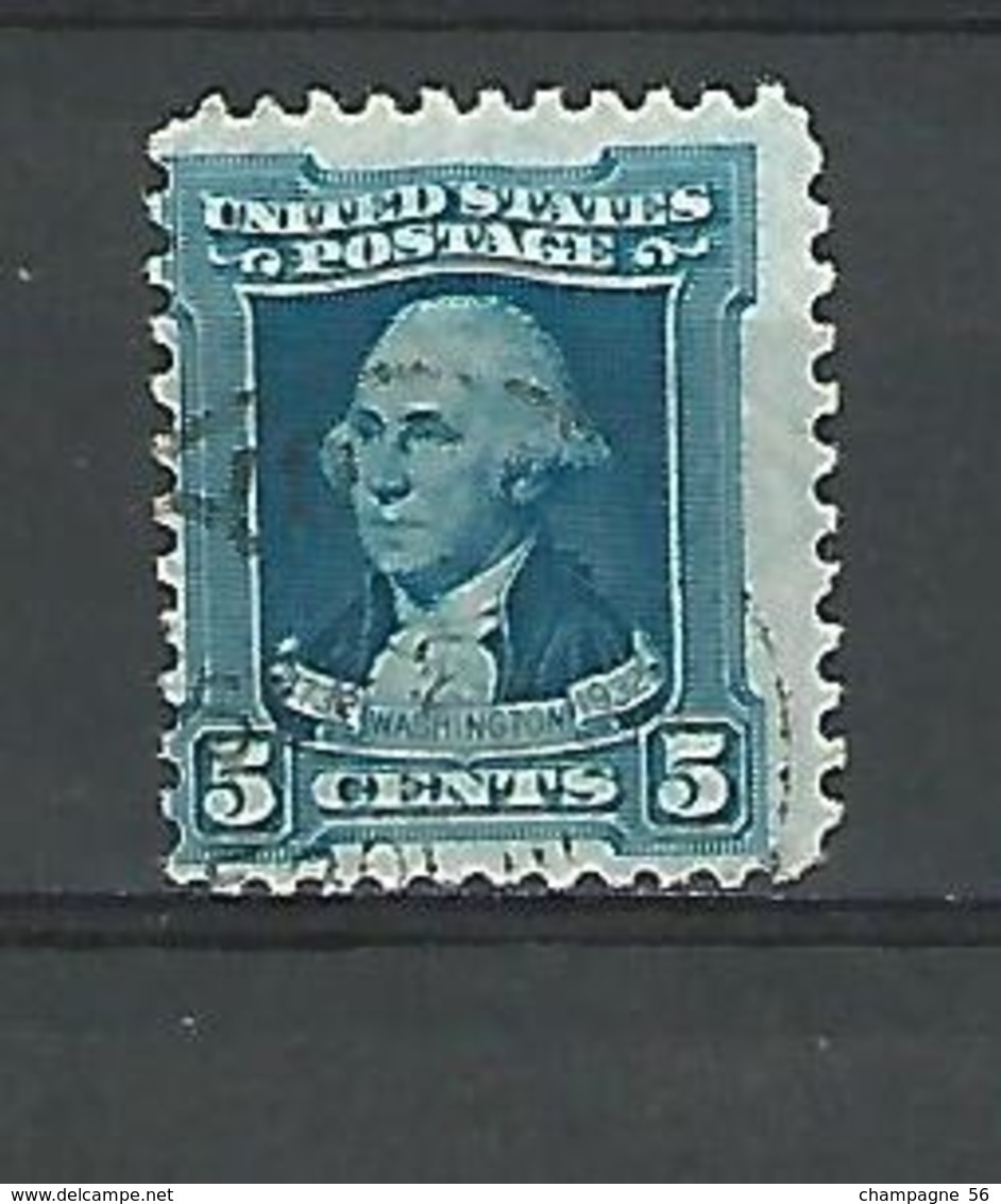 1932 N° 305  WASHINGTON UNITED STATES POSTAGE 5 CENTS OBLITÉRÉ - Usados