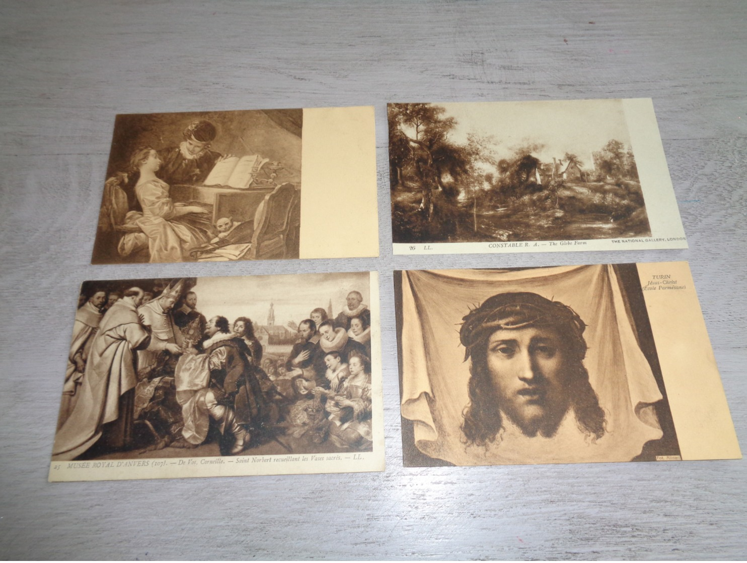 Lot De 60 Cartes Postales De Fantaisie Peintures  Peinture    Lot Van 60 Postkaarten Fantasie  Schilderijen  Schilderij - 5 - 99 Postkaarten