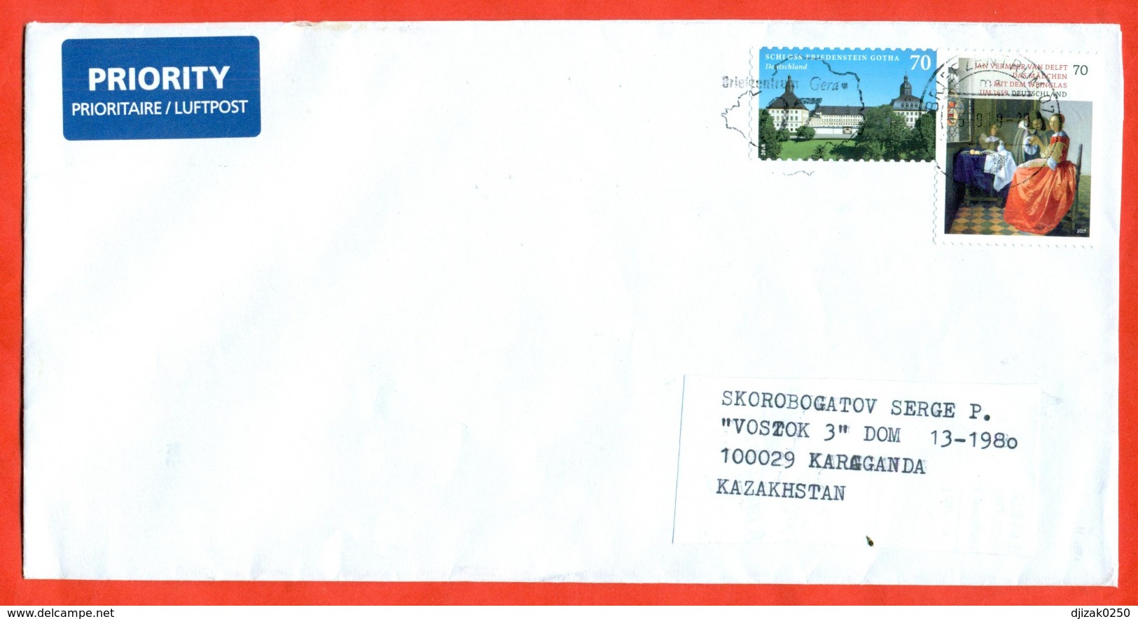 Germany 2019. Envelope Passed The Mail. Airmail. - Covers & Documents