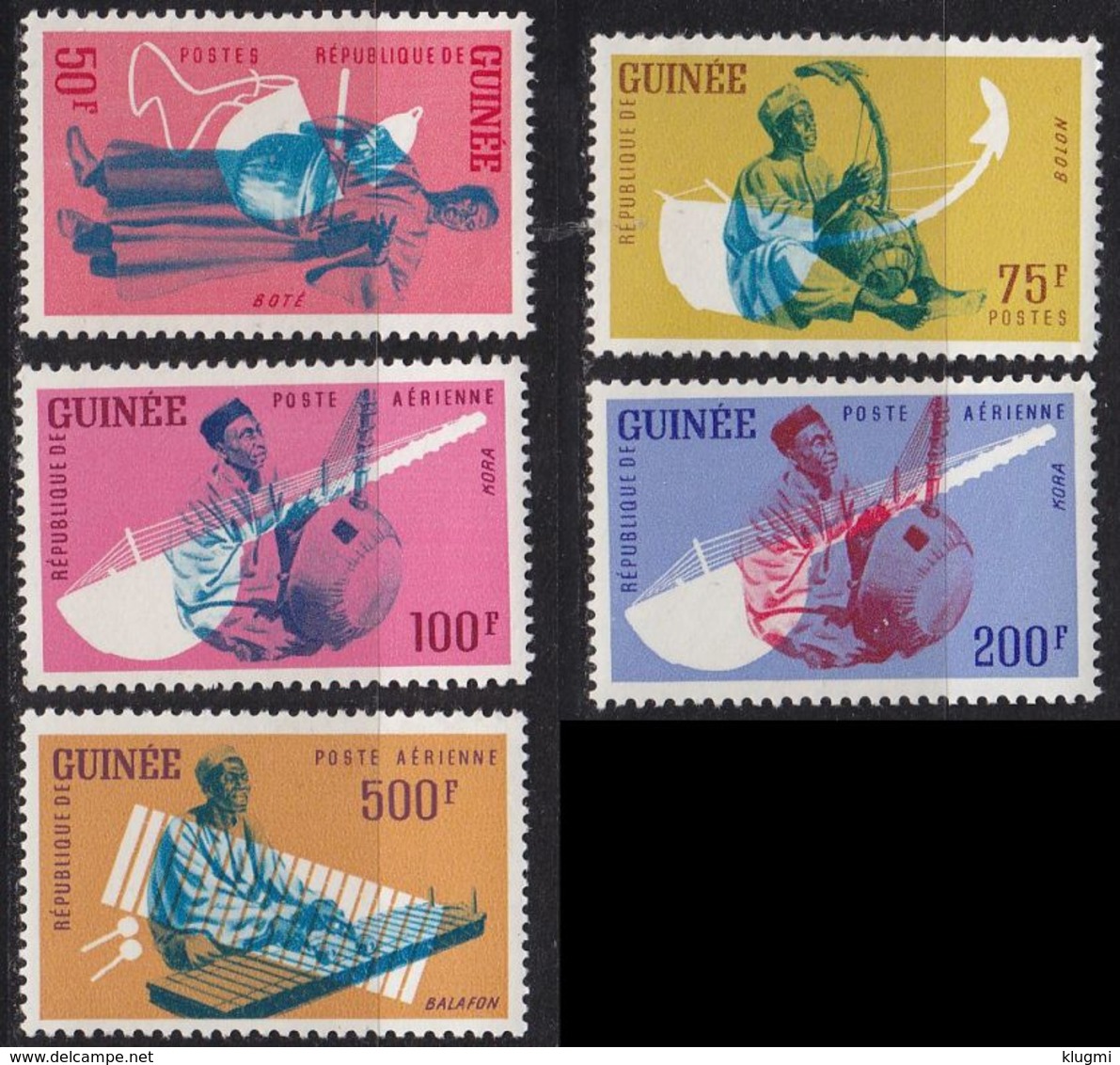 GUINEA [1960] MiNr 0113 Ex ( **/mnh ) [01] Musik - Guinea (1958-...)