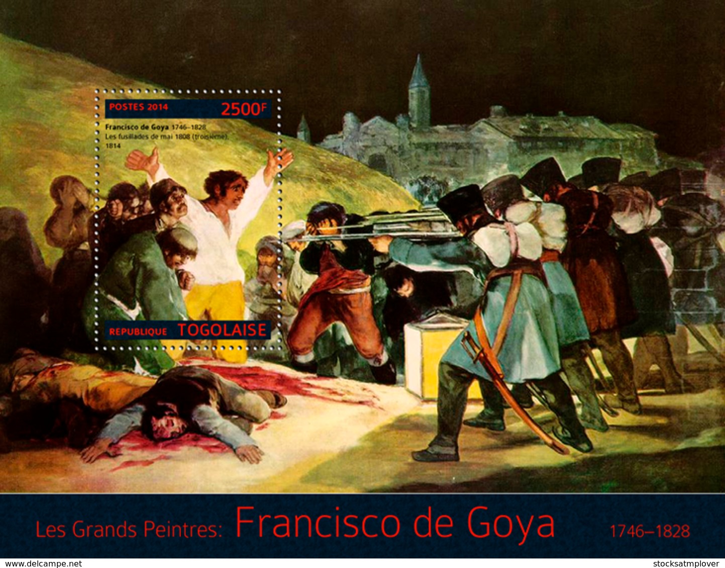 Togo 2014  Paintings Francisko De Goya - Togo (1960-...)