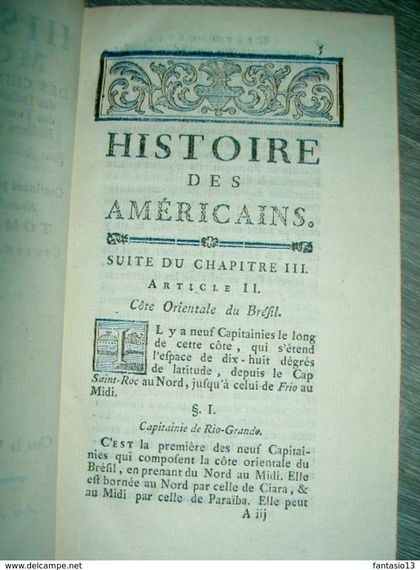 Histoire Moderne Des Chinois Des Japonnois M Richer Tome Quinzième 1775 Amérique Du Sud Brésil Guyane Terres Australes.. - 1701-1800